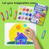 imageARTISTRO 100 Washable Tempera Paint Sticks for Kids  12 Nontoxic Paint Markers for Kids  Color Sticks with Twist Design12 Markers