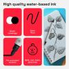 imageARTISTRO 12 Acrylic Paint Pens Fabric Markers for Textile Rock Glass Wood Paper Ceramic Canvas DIY Art Supplies Kit Drawing Markers for Kids and Adults Extra Fine Tip5