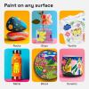 imageARTISTRO 12 Acrylic Paint Pens Fabric Markers for Textile Rock Glass Wood Paper Ceramic Canvas DIY Art Supplies Kit Drawing Markers for Kids and Adults Extra Fine Tip12