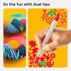 imageARTISTRO 12 Acrylic Paint Pens Fabric Markers for Textile Rock Glass Wood Paper Ceramic Canvas DIY Art Supplies Kit Drawing Markers for Kids and Adults Extra Fine Tip24