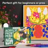 imageARTISTRO 12 Fabric Paint Markers Medium Tip  Easy for All Ages ampamp Levels  Acrylic Paint Pens for Fabric Rocks Paper Wood Canvas Glass DIY12
