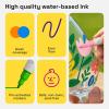 imageARTISTRO 12 Fabric Paint Markers Medium Tip  Easy for All Ages ampamp Levels  Acrylic Paint Pens for Fabric Rocks Paper Wood Canvas Glass DIY24