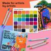 imageARTISTRO 12 Fabric Paint Markers Medium Tip  Easy for All Ages ampamp Levels  Acrylic Paint Pens for Fabric Rocks Paper Wood Canvas Glass DIY36