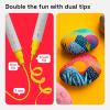 imageARTISTRO 12 Fabric Paint Markers Medium Tip  Easy for All Ages ampamp Levels  Acrylic Paint Pens for Fabric Rocks Paper Wood Canvas Glass DIY60