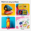 imageARTISTRO 12 Fabric Paint Markers Medium Tip  Easy for All Ages ampamp Levels  Acrylic Paint Pens for Fabric Rocks Paper Wood Canvas Glass DIY72