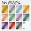 imageARTISTRO 12 Glitter Paint Pens Sparkly and Shiny for Rock Painting Stone Ceramic Glass Wood Fabric Scrapbooking DIY Craft Making Coloring Acrylic Glitter Markers ExtraFine Tip 07mmMetallic