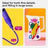 imageARTISTRO 12 OilBased Permanent Paint Markers  Medium Tip Markers for Tire Wood Rock Fabric Glass Ceramic Metal Plastic and More  Quick Dry Waterproof12 Multicolor