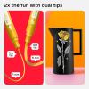imageARTISTRO 12 OilBased Permanent Paint Markers  Medium Tip Markers for Tire Wood Rock Fabric Glass Ceramic Metal Plastic and More  Quick Dry Waterproof6 GoldSilver