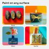 imageARTISTRO 15 Acrylic Paint Pens Art Set Acrylic Paint Markers Fabric Markers for Textile Canvas Rock Glass Wood Paper Pumpkin DIY for Kids and AdultsGold