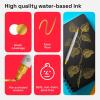imageARTISTRO 15 Acrylic Paint Pens Art Set Acrylic Paint Markers Fabric Markers for Textile Canvas Rock Glass Wood Paper Pumpkin DIY for Kids and AdultsGold