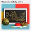 imageARTISTRO 15 Acrylic Paint Pens Art Set Acrylic Paint Markers Fabric Markers for Textile Canvas Rock Glass Wood Paper Pumpkin DIY for Kids and AdultsGold
