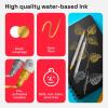imageARTISTRO 15 Acrylic Paint Pens Art Set Acrylic Paint Markers Fabric Markers for Textile Canvas Rock Glass Wood Paper Pumpkin DIY for Kids and AdultsSilverGold