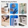 imageARTISTRO 15 OilBased Permanent Paint Markers  Set of Fine Tip Markers for Wood Rock Fabric Glass Ceramic Metal Plastic and More  Quick Dry Waterproof PermanentBlack