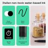 imageARTISTRO 2 White Acrylic Paint Markers  07mm Extra FineTip Paint Pens  Perfect for Crafting Art Projects ampamp MoreBlack