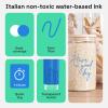 imageARTISTRO 2 White Acrylic Paint Markers  07mm Extra FineTip Paint Pens  Perfect for Crafting Art Projects ampamp MoreBlue