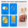 imageARTISTRO 2 White Acrylic Paint Markers  07mm Extra FineTip Paint Pens  Perfect for Crafting Art Projects ampamp MoreGold