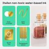 imageARTISTRO 2 White Acrylic Paint Markers  07mm Extra FineTip Paint Pens  Perfect for Crafting Art Projects ampamp MoreGold