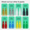 imageARTISTRO 2 White Acrylic Paint Markers  07mm Extra FineTip Paint Pens  Perfect for Crafting Art Projects ampamp MoreGreen