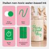 imageARTISTRO 2 White Acrylic Paint Markers  07mm Extra FineTip Paint Pens  Perfect for Crafting Art Projects ampamp MoreGreen
