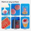 imageARTISTRO 2 White Acrylic Paint Markers  07mm Extra FineTip Paint Pens  Perfect for Crafting Art Projects ampamp MoreRed