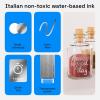 imageARTISTRO 2 White Acrylic Paint Markers  07mm Extra FineTip Paint Pens  Perfect for Crafting Art Projects ampamp MoreSilver