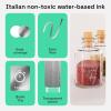 imageARTISTRO 2 White Acrylic Paint Markers  07mm Extra FineTip Paint Pens  Perfect for Crafting Art Projects ampamp MoreSilver