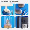 imageARTISTRO 2 White Acrylic Paint Markers  07mm Extra FineTip Paint Pens  Perfect for Crafting Art Projects ampamp MoreSilver