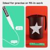 imageARTISTRO 2 White Acrylic Paint Markers  07mm Extra FineTip Paint Pens  Perfect for Crafting Art Projects ampamp MoreWhite