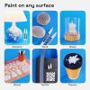 imageARTISTRO 2 White Acrylic Paint Markers  07mm Extra FineTip Paint Pens  Perfect for Crafting Art Projects ampamp MoreWhite