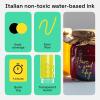 imageARTISTRO 2 White Acrylic Paint Markers  07mm Extra FineTip Paint Pens  Perfect for Crafting Art Projects ampamp MoreYellow