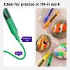 imageARTISTRO 24 DualTip Fabric Markers  Fabric Decorating Kit  Permanent for Clothes  No Bleed Pens for TShirts Bags Textile Canvas and More Brush Tip and Fine Tip30 Medium Tip