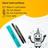 imageARTISTRO 24 DualTip Fabric Markers  Fabric Decorating Kit  Permanent for Clothes  No Bleed Pens for TShirts Bags Textile Canvas and More Brush Tip and Fine Tip2 Black Dual Tip