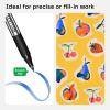 imageARTISTRO 24 Watercolor Markers with Flexible Paint Brush Pens for Pros ampamp Beginners  Consistent Smooth Bright Washable NonToxic Ideal for Coloring Calligraphy ampamp Manga16 Brush Tip