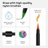 imageARTISTRO 24 Watercolor Markers with Flexible Paint Brush Pens for Pros ampamp Beginners  Consistent Smooth Bright Washable NonToxic Ideal for Coloring Calligraphy ampamp Manga12 Brush Tip