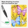imageARTISTRO 24 Watercolor Markers with Flexible Paint Brush Pens for Pros ampamp Beginners  Consistent Smooth Bright Washable NonToxic Ideal for Coloring Calligraphy ampamp Manga12 Brush Tip