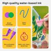 imageARTISTRO 24 Wine Glass Acrylic Paint Markers  Washable NonToxic Dual Tip Acrylic Paint Pens for Car Window Mirror Ceramic12