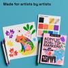 imageARTISTRO 24 Wine Glass Acrylic Paint Markers  Washable NonToxic Dual Tip Acrylic Paint Pens for Car Window Mirror Ceramic12