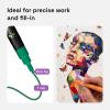 imageARTISTRO 24 Wine Glass Acrylic Paint Markers  Washable NonToxic Dual Tip Acrylic Paint Pens for Car Window Mirror Ceramic30