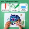 imageARTISTRO 24 Wine Glass Acrylic Paint Markers  Washable NonToxic Dual Tip Acrylic Paint Pens for Car Window Mirror Ceramic72