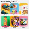 imageARTISTRO 24 Wine Glass Acrylic Paint Markers  Washable NonToxic Dual Tip Acrylic Paint Pens for Car Window Mirror Ceramic72