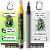 imageARTISTRO 30 Acrylic Paint Pens Extra Fine Tip and 30 Acrylic Paint Markers Fine Tip Bundle for Rock Stone Ceramic Glass Mugs Wood Metal Fabric Canvas