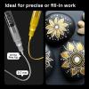 imageARTISTRO 5 OilBased Permanent Paint Markers  Medium Tip Markers for Tire Wood Rock Fabric Glass Ceramic Metal Plastic ampamp More  Quick Dry Waterproof MulticolorGoldSilver
