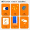 imageARTISTRO 5 OilBased Permanent Paint Markers  Medium Tip Markers for Tire Wood Rock Fabric Glass Ceramic Metal Plastic ampamp More  Quick Dry Waterproof MulticolorMulticolor