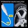 imageARTISTRO 5 OilBased Permanent Paint Markers  Medium Tip Markers for Tire Wood Rock Fabric Glass Ceramic Metal Plastic ampamp More  Quick Dry Waterproof MulticolorWhite