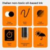 imageARTISTRO 5 OilBased Permanent Paint Markers  Medium Tip Markers for Tire Wood Rock Fabric Glass Ceramic Metal Plastic ampamp More  Quick Dry Waterproof MulticolorBlack