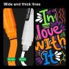 imageARTISTRO 8 Liquid Chalk Window Markers for Car Glass Washable  Jumbo Tip 15 mm  Vibrant Erasable NonToxic Markers for Glass Signs Windows Cars Chalkboard for Kids ampamp AdultsColored