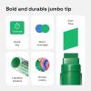 imageARTISTRO 8 Metallic Poster Markers  Jumbo Markers Set with 15mm Wide Jumbo Tip for Murals Posters Tagging Rock Wood Plastic Leather Metal Fabric Ceramic10 Jumbo