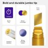 imageARTISTRO 8 Metallic Poster Markers  Jumbo Markers Set with 15mm Wide Jumbo Tip for Murals Posters Tagging Rock Wood Plastic Leather Metal Fabric Ceramic8 Jumbo