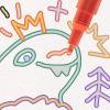 imageARTISTRO Outline Markers  16 Metallic Outline Pens 5 Cards  Perfect for Doodling Drawing and Calligraphy
