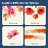 imageARTISTRO Professional Watercolor Paint Set for Adults  24 PigmentRich Colors XL Pans ASTMI Lightfastness High Tinting Strength Watercolor Set for Professionals made by ProfessionalsMulticolor